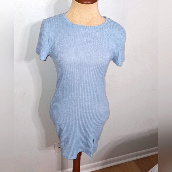 SHEIN Dresses & Skirts - Shein- Baby Blue Mini Dress- W Sz Small 4